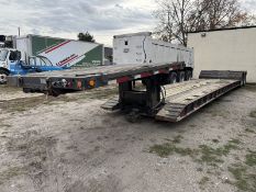 2003 XL-60 MFG 48' x 102" detach lowboy trailer 60,000lb capacity, air ride, Weak under carriage due