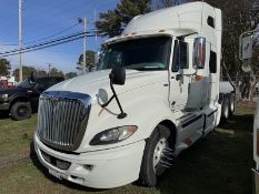 2014 INTERNATIONAL ProStar LF687 sleeper tractor l 6x4 MaxxForce dsl - 10 spd manual 738,681 miles