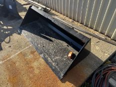 78" skid steer bucket