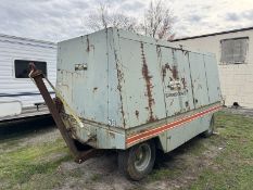 1985 GARDNER-DENVER 800CFM mobile air compressor cranks and pumps