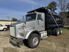 2005 KENWORTH T800 tandem axle 10-wheel dump truck CUMMINS ISX 475hp dsl, 13 spd manual trans, 221,