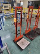 MAHAFFY mod. SLW-2020, 500lb Mobile Manual Lifting Trolley w/ mod. K1051 Work Winch