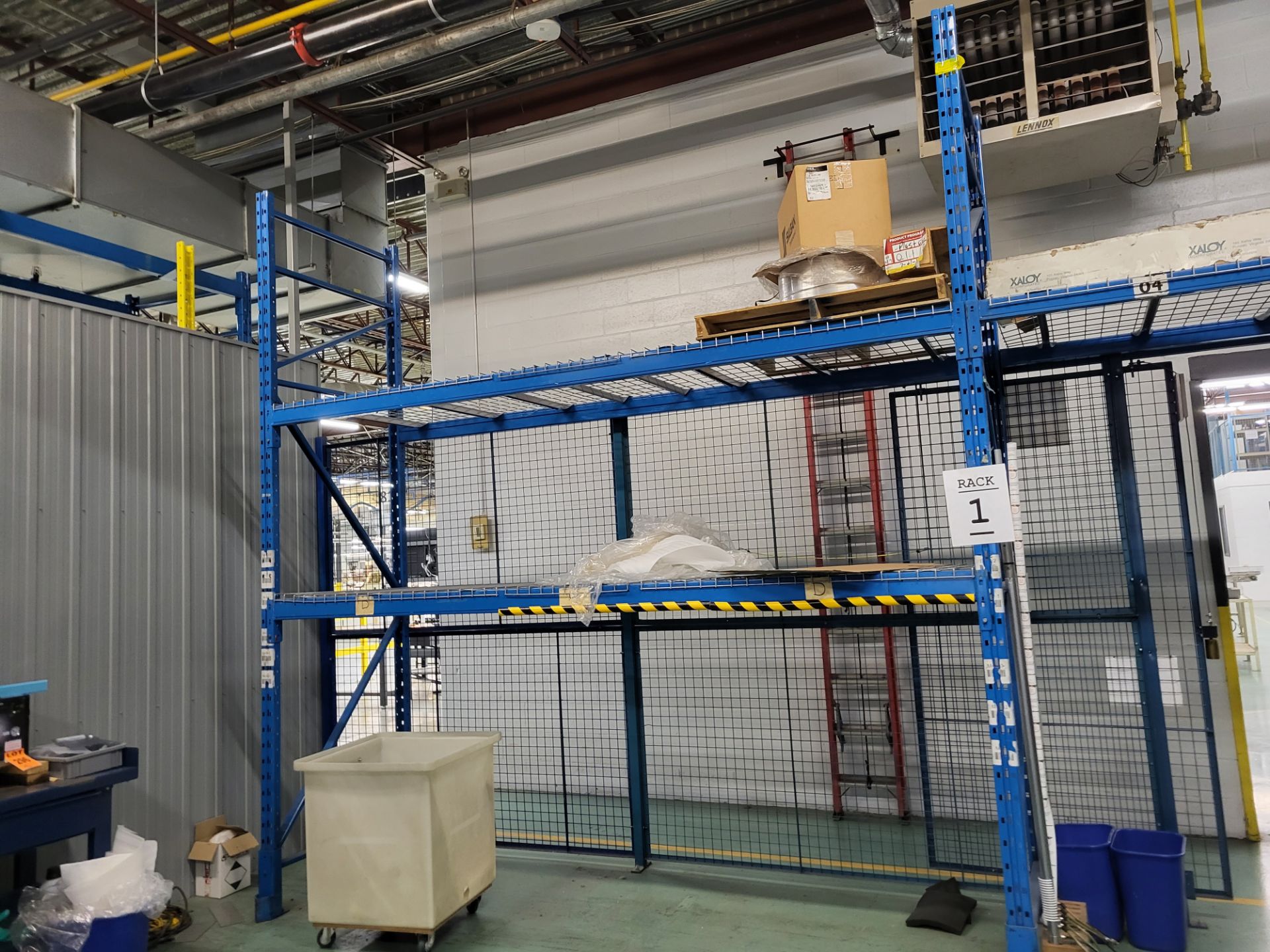 (7) Sections of Industrial Pallet Racking. Includes (34) beams, (11 ...