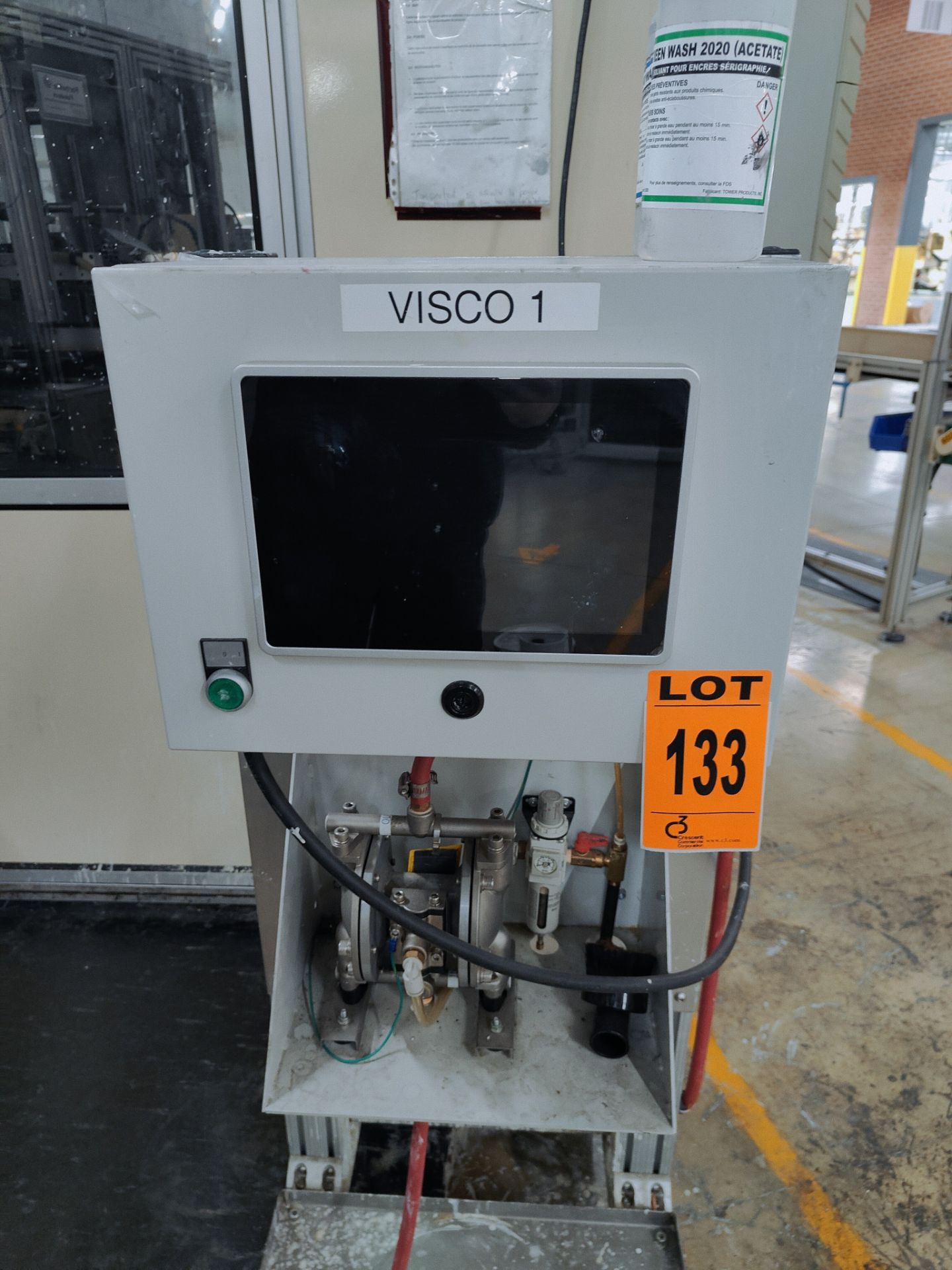 Viscomatic Portable Viscometer with INKSPEC Intelligent Viscosity Control Fluid ...