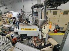 BREYER Single-Screw Extruder with Heating & Cooling Units, SINGLE Temp Controls, on SS Rail