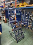 AGF BROME 5-Step mod. 1575G Mobile Ladder Stand, 300lb cap.