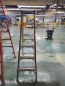 FEATHERLITE mod. 6406 6' Heavy Duty Fibreglass Stepladder