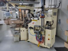 COMBITOOL mod. CSM-16/80 16-Position Header / Capper for cosmetic tubes, 80/tubes/hr cap., heads tub