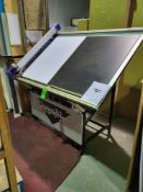 WIZARD mod. 8500e Automated, Computerized Mat Cutter, 40" x 60"L, ser. BA-02-00579, yr. 2008, Made