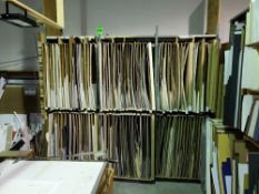 (3) Sections of Adjustable Metal Storage Shelving, with (8) uprights and (9) shelves (Contents Not