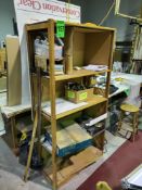 Wooden Shelving UnitApprox. dimensions: 3' W x 18" D x 8' H