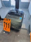 ZEBRA mod. GK420t Thermal Transfer Printer, ser. 29J14600819, yr. 2014, 24 Vdc, 2.5A, with power cab