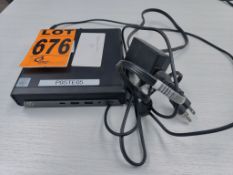 HP EliteDesk 800 G6 DM Mini PC Desktop Computer. Core i5-10500T, 8GB RAM, 256GB Store, Win 10 Pro, P