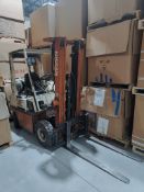 NISSAN Electric Forklift mod. KPH01A15PV (Condition Unknown), Type LP, Chassis No. KPH01P900116