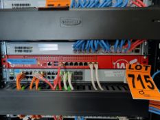 Lot of server equipment incl. (1) WATCHGUARD mod. FIREBOX M390 Network Security Firewall ser. C03A02