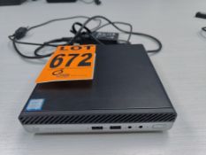 HP ProDesk 400 G5 PD-DM Mini PC Desktop Computer, Core i59500T, 8GB RAM, 256GB Storage, Win 10 Pro,