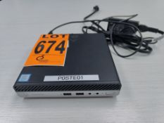 HP ProDesk 400 G5 PD-DM Mini PC Desktop Computer, Core i59500T, 8GB RAM, 256GB Storage, Win 10 Pro,