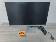 21.5" HP LCD Monitor mod. E223, ser. K6KAAHEHN, No. CNC0173S81, April 2020, with power cable and bas