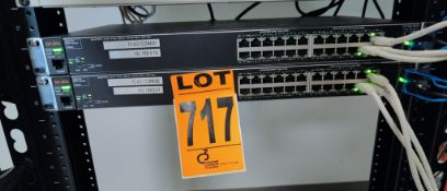 Lot of (2) ARUBA 2530-24G 2SFP+ Switch J9856A, ser. CN73G9G03B, CN73G9G03C