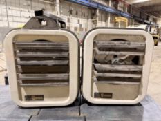 Lot of 2 Q*Mark Industrial Wall Heaters (TNT38)