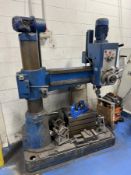 3' X 9" BERGONZI MODEL 1000 RADIAL ARM DRILL