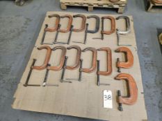 Lot Of Assorted C-Clamps