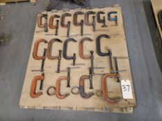Lot Of Assorted C-Clamps