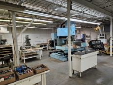 Single Beam Floor Standing Gantry Crane w/ Wright-Way 1-Ton Hoist