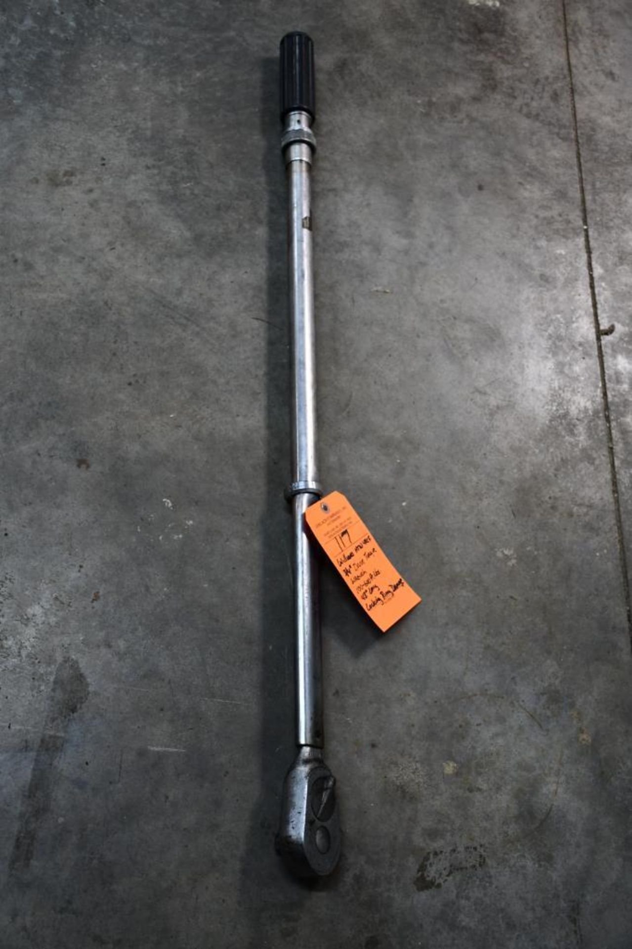 WILLIAMS HTW4RCF 3/4" DRIVE TORQUE WRENCH, 100-600 FT. LBS., 43" LONG ...