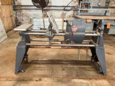 SHOP SMITH WOOD LATHE MARK V, S/N 61424, W/12" DISC , SANDER,