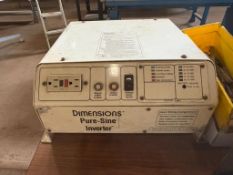 DIMENSIONS UNLIMITED PURE-SONE INVERTER ; MODEL DUI-12/1500 N HEAVY DUTY, LOW FREQUENCY INVERTER