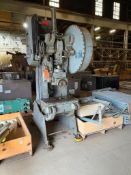NIAGARA AA3 GD 32-TON OBI PRESS, S/N 34214, STROKE-4", SHUT HEIGHT-9", ADJUSTMENT 2-1/4", 52 STROKE