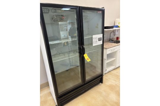 TorRey 2-Door Glass Front Cooler - Rigging Fee: $125 - Image 2 of 2