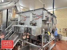 Mepaco 5,000 LB Capacity S/S Ribbon Blender, Model: 170, S/N: 122: Mounted on Load Cells