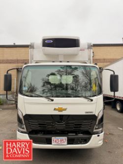 2025 Chevrolet 5.2L Diesel Low Cab Forward Refrigerated Box Truck with Carrier 40XR Refrigeration: