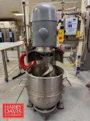 Hobart 140 Quart 3 HP Mixer, Model: M-802, S/N: 11-441-580 with Bowl, Whisk and Dough Hook