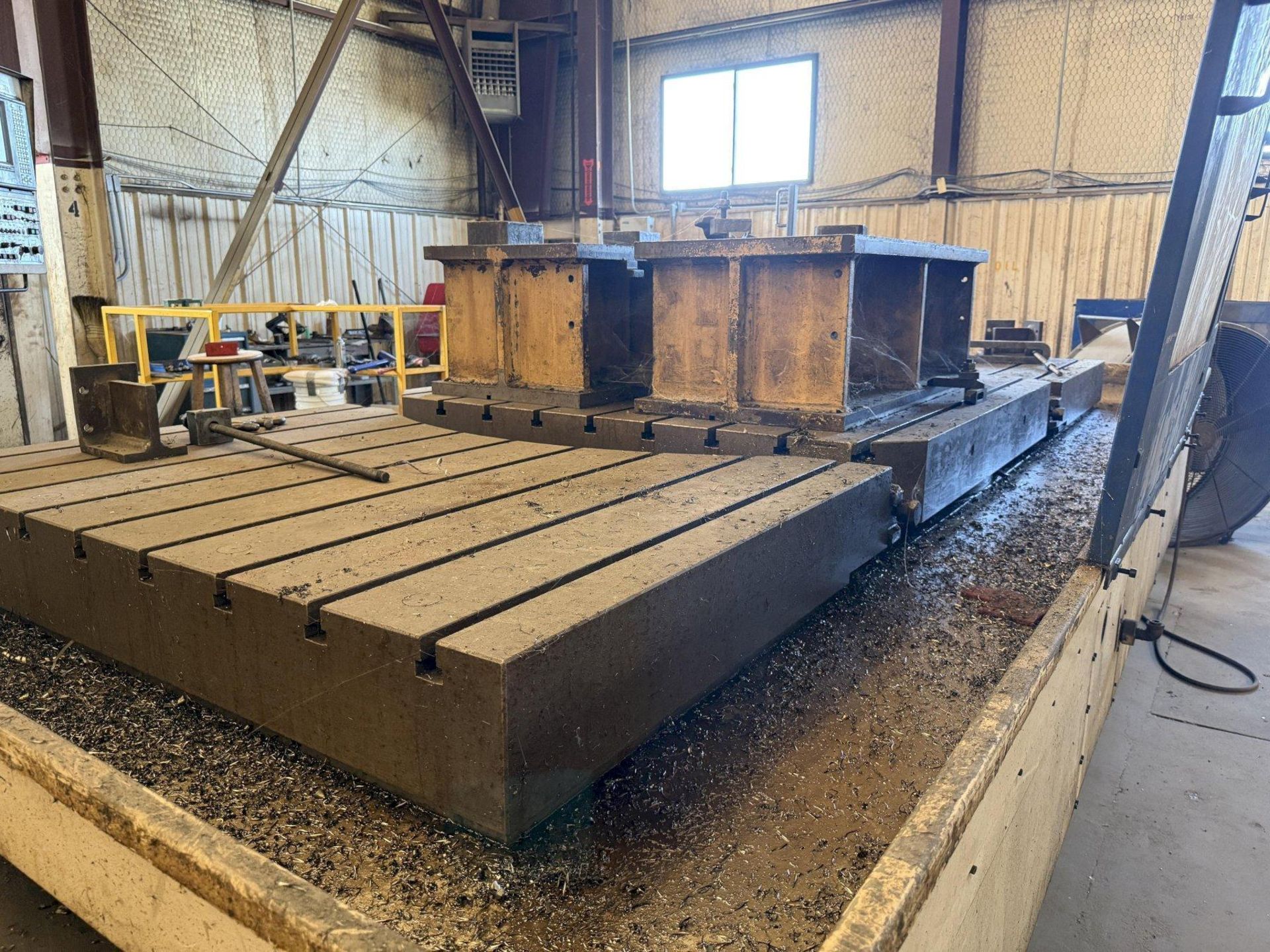 5.1" HNK CNC HORIZONTAL BORING MILL, HBM, 63 x 160 table with built in rotary, FANUC CNC, 40 ATC,... - Image 9 of 40