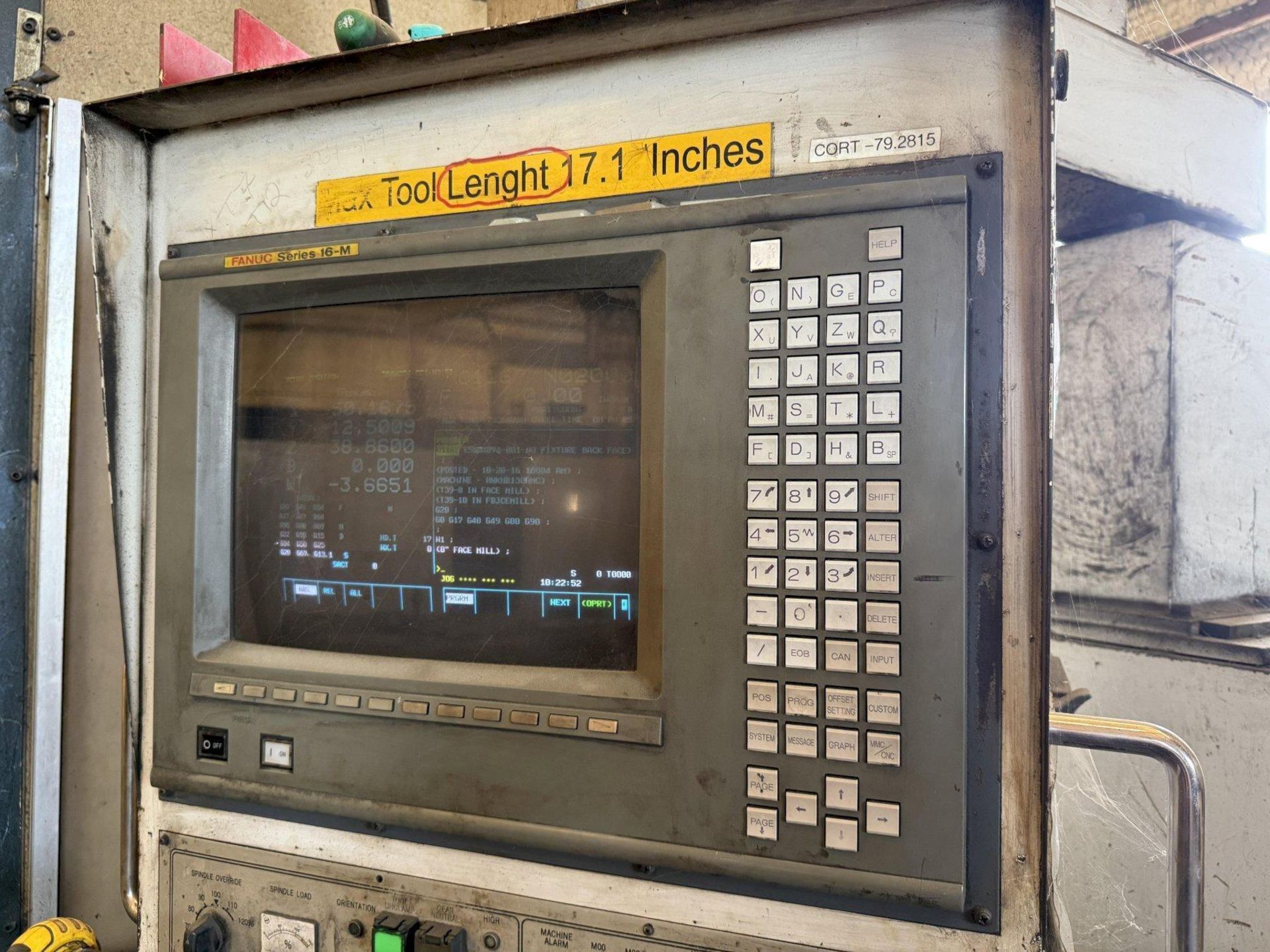 5.1" HNK CNC HORIZONTAL BORING MILL, HBM, 63 x 160 table with built in rotary, FANUC CNC, 40 ATC,... - Image 15 of 40