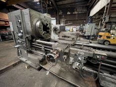 30 x 120 Mazak Heavy Duty Hollow Spindle Lathe with 12.5" Spindle Bore