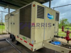 580 HP Doosan Trailer Mount Air Compressor with Air Dryer and Cooler, NEW 2015