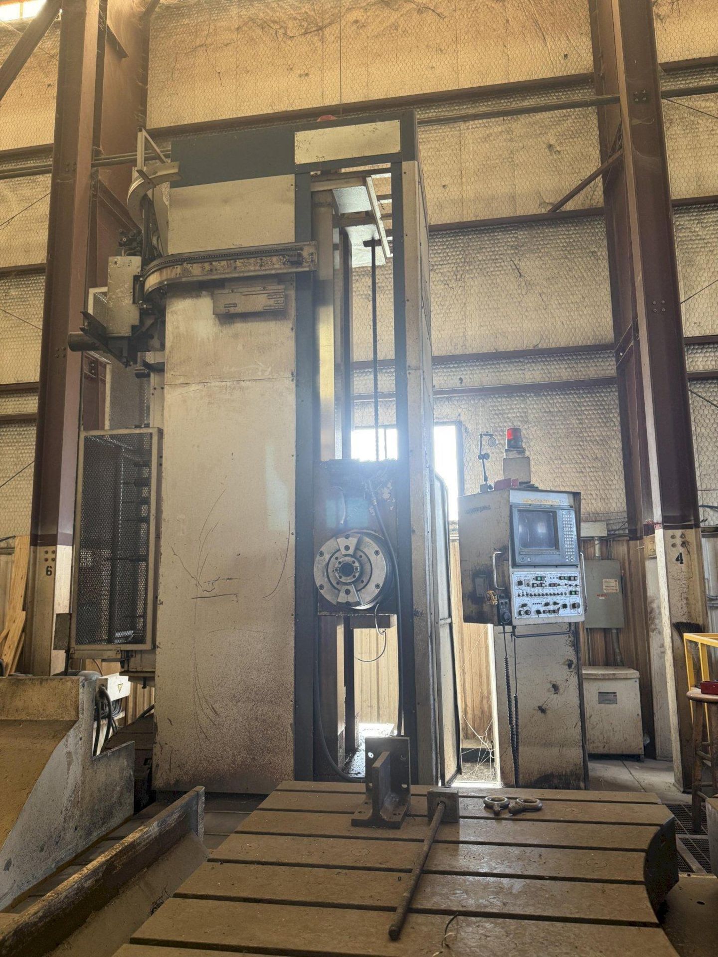 5.1" HNK CNC HORIZONTAL BORING MILL, HBM, 63 x 160 table with built in rotary, FANUC CNC, 40 ATC,... - Image 7 of 40