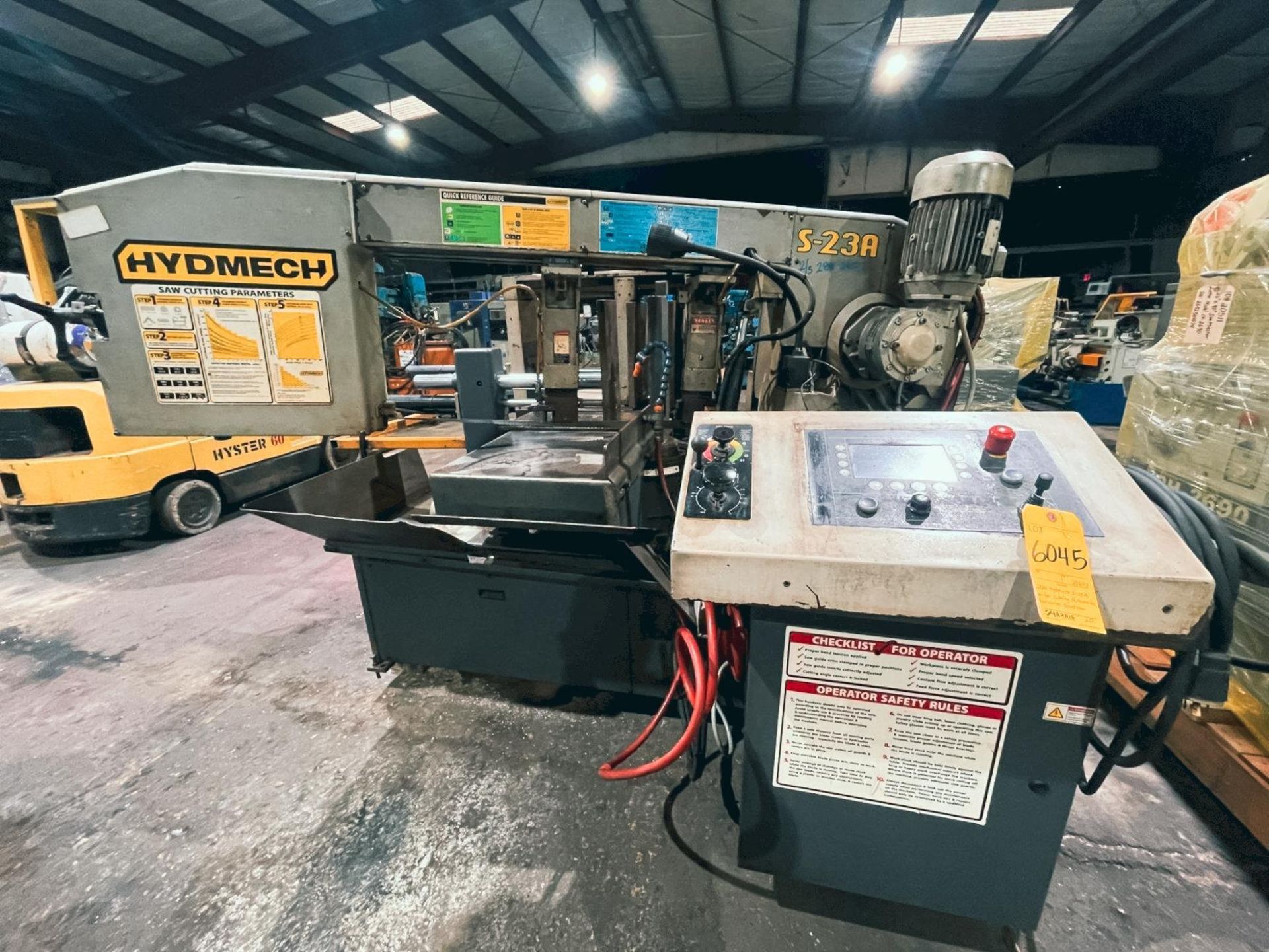 2014 Hydmech S-23A, Miter Cutting Automatic Horizontal Band Saw - Image 2 of 11