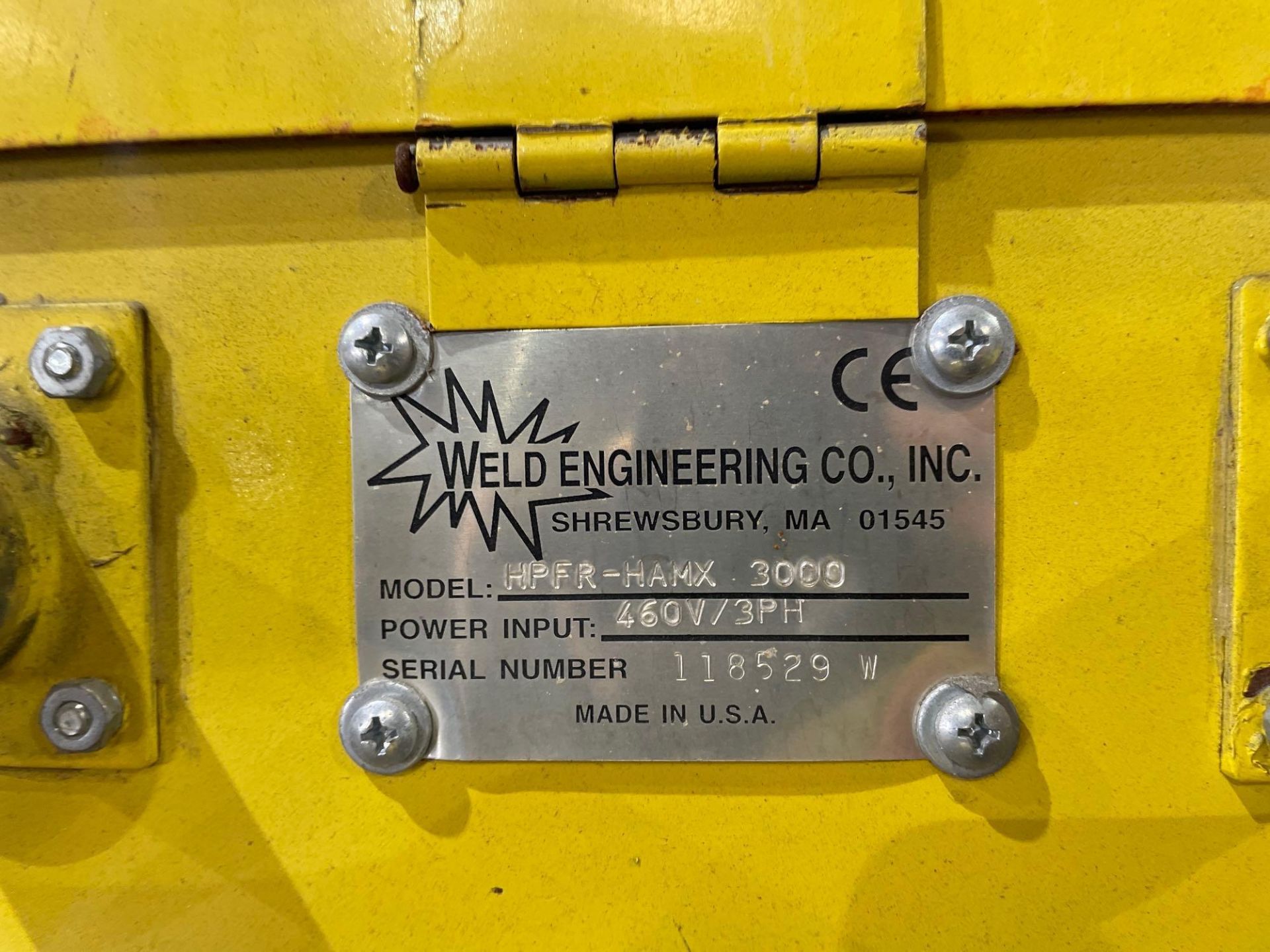 Welding Engineering Flux Hopper and Flux Feed, New/ Recovered Flux System. - Image 7 of 8