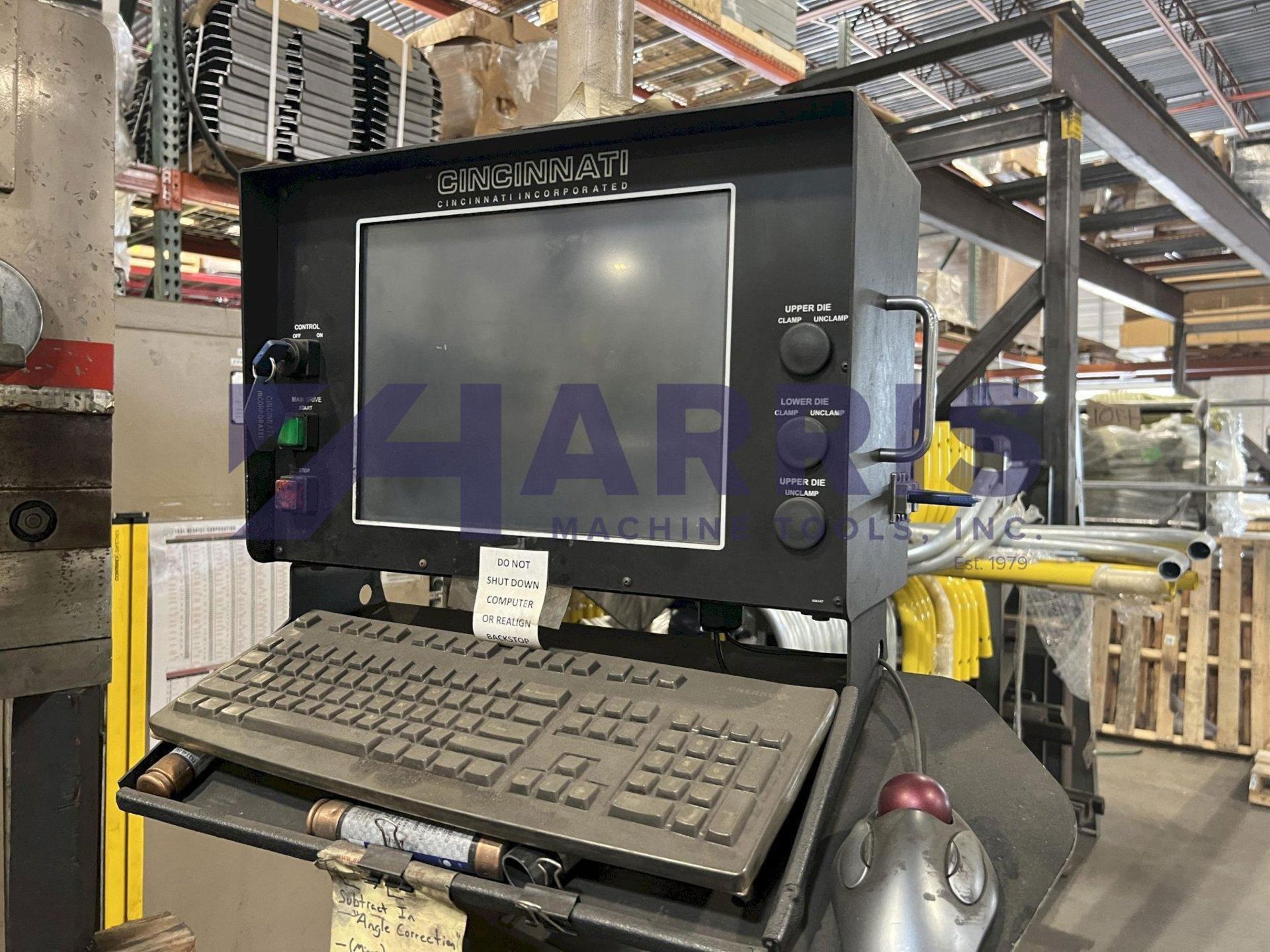 8' x 90 Ton Cincinnati Model 90AF- 8FT Autoform Hydraulic Press - Image 5 of 18