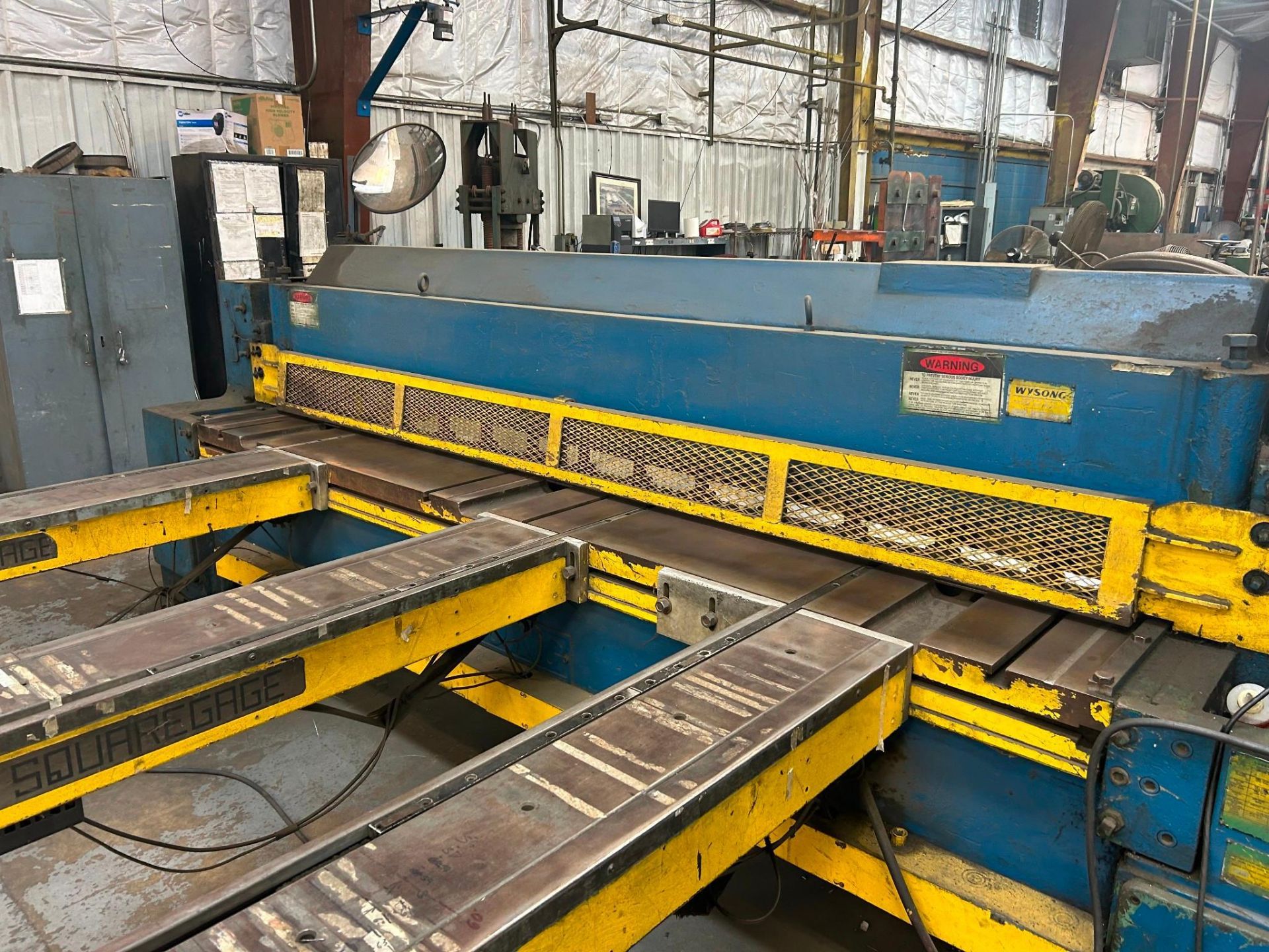 1/4" x 10' Wysong Model 1025 Power Squaring Shear