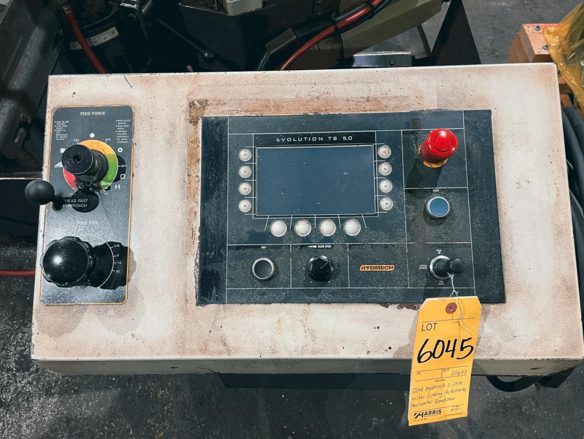 2014 Hydmech S-23A, Miter Cutting Automatic Horizontal Band Saw - Image 8 of 11