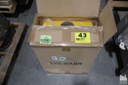 WALL MOUNTED EYE WASH STATION (APPEARS NEW IN BOX)