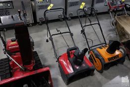 TORNADO 18" ELECTRIC SNOW BLOWER