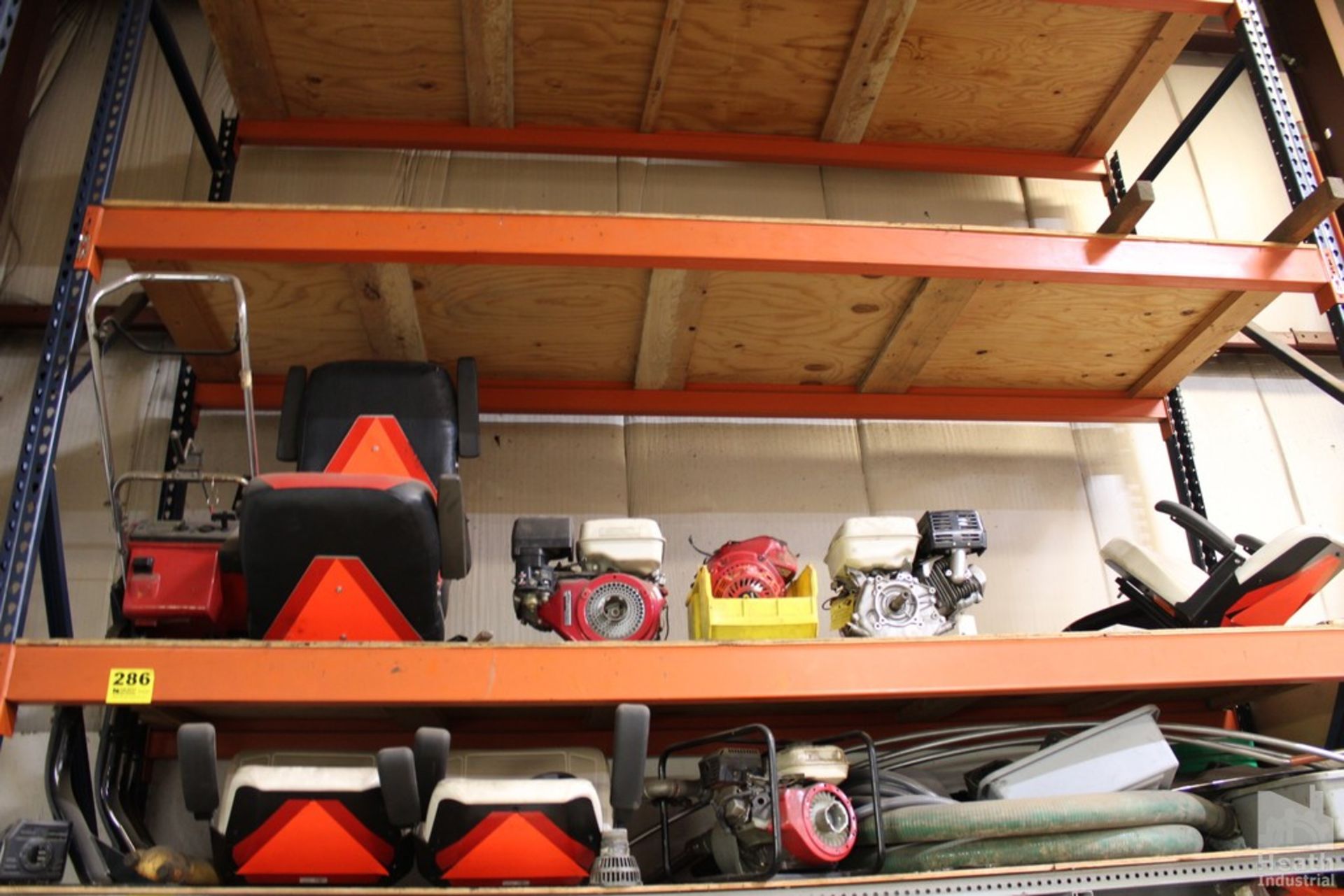 SMALL ENGINES AND SEATS ON ONE RACK