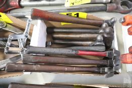 (8) BALL PEEN AND CLAW HAMMERS